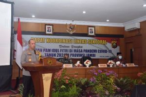 Rakor Lintas Sektoral Polda Jambi, Ini Tiga Fokus Utama Persiapan Jelang Lebaran