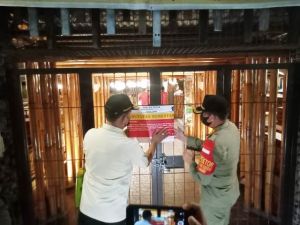 Langgar Prokes, Saunk Kito dan Beberapa Tempat Usaha Lain Disegel