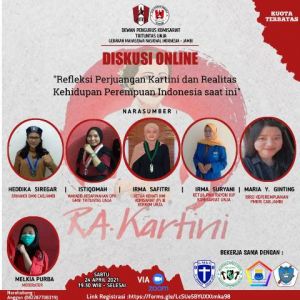 Hari Kartini, DPK GMNI Trituntas Unja Gelar Diskusi Online Bersama Cipayung Jambi