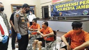 Komplotan Spesialis Perampokan Indomaret Berhasil Ditangkap Polresta Jambi