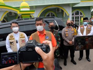 Doni Monardo Bersama Kapolda Jambi Cek Penanganan Covid-19 di Wilayah Zona Merah 
