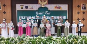 Semangat Gema Membumi, Polres Tanjabbar Gelar Festival Da'i Cilik Online