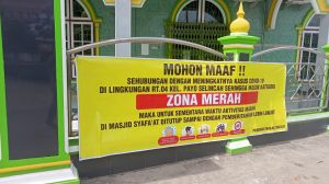 18 Warga Sudah Sembuh, RT 04 Payo Selincah Zona Kuning, Masjid Kembali Dibuka