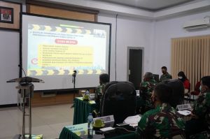 Danrem 042/Gapu Ikuti Rakor Satgas Penanganan Covid-19