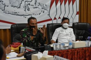 Hadiri Rakor PSU, Danrem 042/Gapu: Kedepankan Protokol Kesehatan