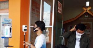 FEATURE: Melihat Fasilitas Protokol Kesehatan di Kantor KPU Provinsi Jambi 