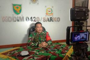 Dandim 0420/Sarko Bicara TMMD Live di TV Nasional, Peltu April Hadi: Agar Sampai ke  Masyarakat