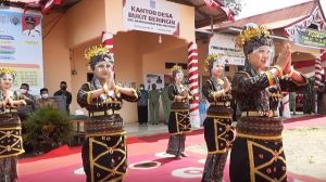 Tarian Selamat Datang dari Sanggar Tari Pelito Mudo  Sambut Kedatangan Danrem 042/Gapu Jambi