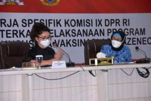 Pj Gubernur Sambut Kunker Komisi IX Pantau Vaksinasi Covid-19 di Provinsi Jambi