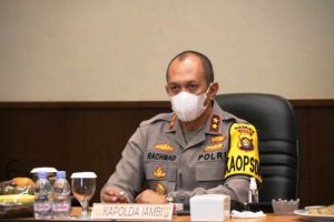 Monev Penanggulangan Covid-19 di Wilayah Jambi Barat, Ini Pesan Kapolda