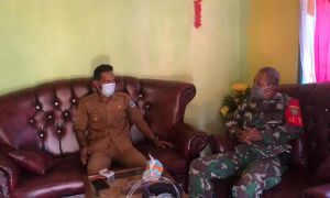 Lakukan Komsos, Pasi Teritorial Kodim 0420/Sarko  Silaturahmi ke Dusun Karang Rejo