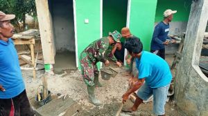 Penuhi Permintaan Warga, TMMD 111 Kodim Sarko Bangun 6 Unit MCK di Desa Bukit Beringin