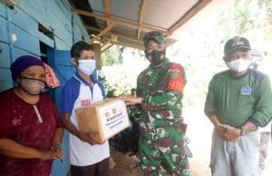 Kelilingi Desa Bukit Beringin, Dansatgas ke Dusun 5 Berbagi Tali Asih