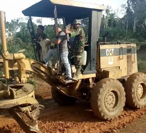 Operator Gleder Bangga Bisa Berpartisipasi Sukseskan Program TMMD
