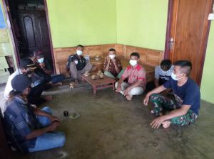 Satgas TMMD Kodim Sarko Sosialisasi Bahaya Karhutla di Desa Bukit Beringin
