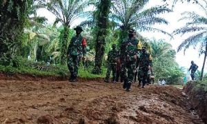  Tim Wasev Optimis Program TMMD Di Desa Bukit Beringin Selesai Tepat Waktu