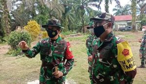Tinjau Lokasi TMMD di Desa Bukit Beringin, Tim Wasev Apresiasi Realisasi Fisik 