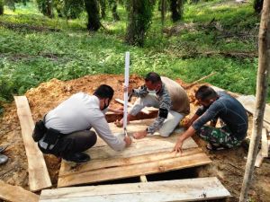 Renovasi RTLH Rampung, Satgas TMMD Buat Septic Tank