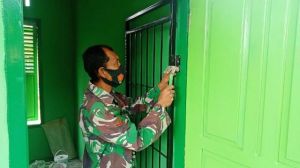 Poskamling di Desa Bukit Beringin Dilengkapi Teralis, Satgas TMMD: Tempat Berkumpul Saat Ronda