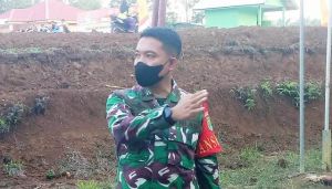 Sisi Badan Jalan Desa Di Lebarkan, Dansatgas: Ini Bagian Dari Kegiatan Over Prestasi