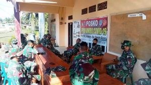 Begini Keceriaan Satgas TMMD 111 Kodim 0420/Sarko Saat Istirahat Siang Di Posko