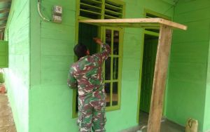 Rumah Supriyanto Hampir Rampung, Hari Ini Dilakukan Pengecatan