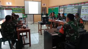 Dansatgas Kembali Pimpin Rapat Di Bukit Beringin  Matangkan Penutupan TMMD