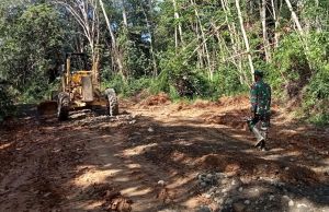 Satgas Terus Bekerja Selesaikan Target Pembangunan Jalan
