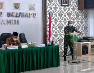 Mencari Solusi Permanen Penanganan Karhutla di Provinsi Jambi, Korem 042/Gapu Gelar FGD