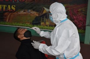 Prajurit dan PNS Korem 042/Gapu Kembali Lakukan Rapid Tes Antigen 