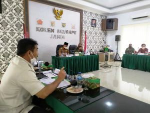 SAH Hadiri FGD Penanganan Karhutla Bersama Korem 042/Gapu