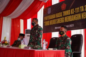 Danrem 042/Gapu Brigjen TNI M. Zulkifli Tutup Secara Resmi TMMD Ke 111 