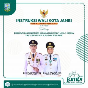 PPKM Level 4, Resepsi Pernikahan di Kota Jambi Dilarang Digelar
