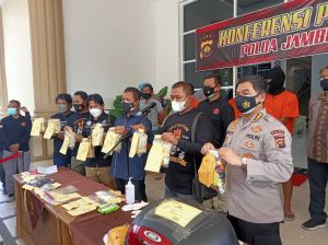 Ditresnarkoba Polda Jambi Amankan 9 Kg Sabu, Rencana Dijual ke Palembang