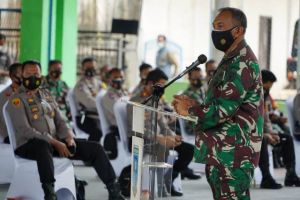 Danrem 042/Gapu Ikuti Rakor Penanganan Covid 19 di Wilayah PPKM Level 4 Kota Jambi