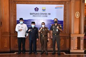 Didatangi Kajati Sapta Subrata, Haris Pinta Tuntaskan Korupsi di Jambi