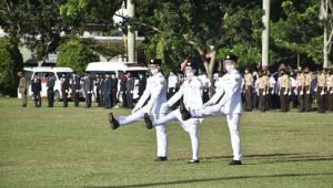Diskepora Sambut Kedatangan Paskibraka Tingkat Provinsi Jambi, Satu Anggota Dispensasi Karena Flu