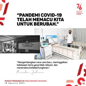 Presiden: Pandemi Momentum Perkuat Infrastruktur Kesehatan