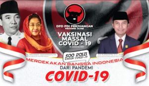 Besok, PDI Perjuagan Gelar Vaksinasi Massal Covid19