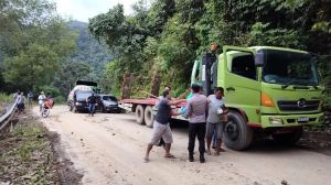 Kapolsek Sungai Manau Minta Pengendara Waspada Lewat Birun