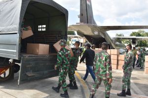 Bantuan Obat Dari Panglima TNI Tiba di Jambi 