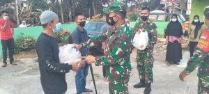 Jum’at Berkah, Dandim Berikan Bantuan Sembako