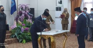 Lantik 40 Pejabat Eselon 3 dan 4,  Mashuri: Ini Melalui Kajian Bukan Kepentingan Bupati dan Keluarga