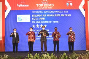 Borong 3 Penghargaan Sekaligus, Fasha Raih Top Pembina BUMD