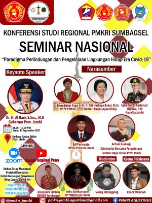 PMKRI  Jambi Gelar Seminar Nasional Soal Paradigma  Pengelolaan lingkungan di Era Pandemi