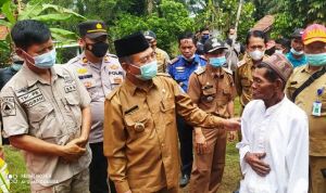 Bupati Merangin Mashuri Bantuan Kebakaran di Sialang