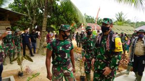 Tim Wasev Mabes TNI Tinjau TMMD Ke 112 Kodim 0416/Bute