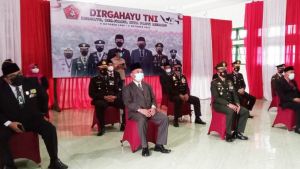 Bupati Merangin  Ikuti Upacara HUT TNI ke-76