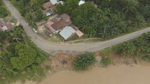 Waduh, Longsor di Jalan Padang Lamo Tebo Jambi Kemungkinan Diperbaiki Pada 2023 Mendatang