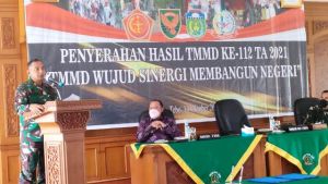 Danrem 042/Gapu Resmi Tutup TMMD ke-112 Kodim 0416/Bute